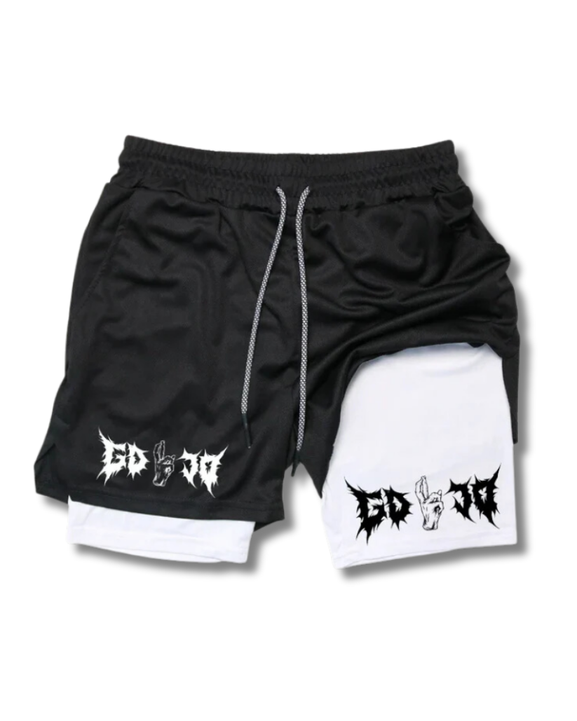 Gojo Glyph Layered Shorts