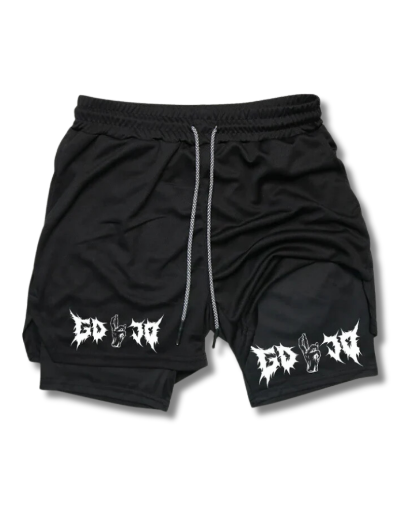 Gojo Glyph Layered Shorts