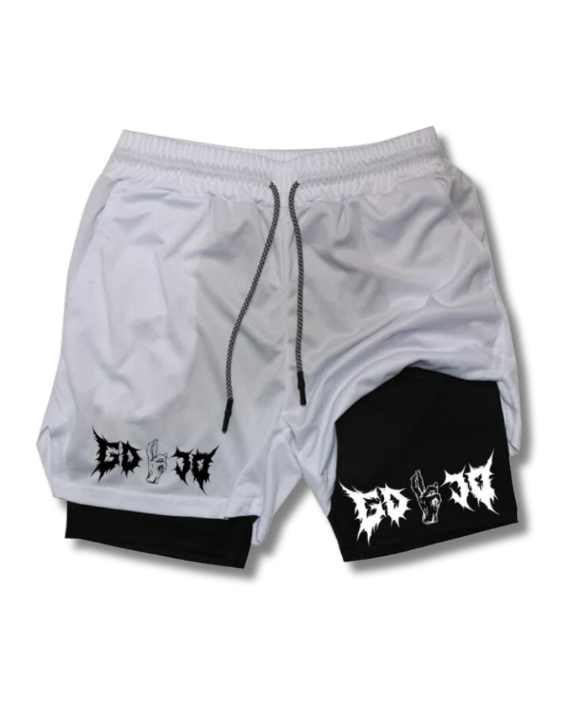 Gojo Glyph Layered Shorts