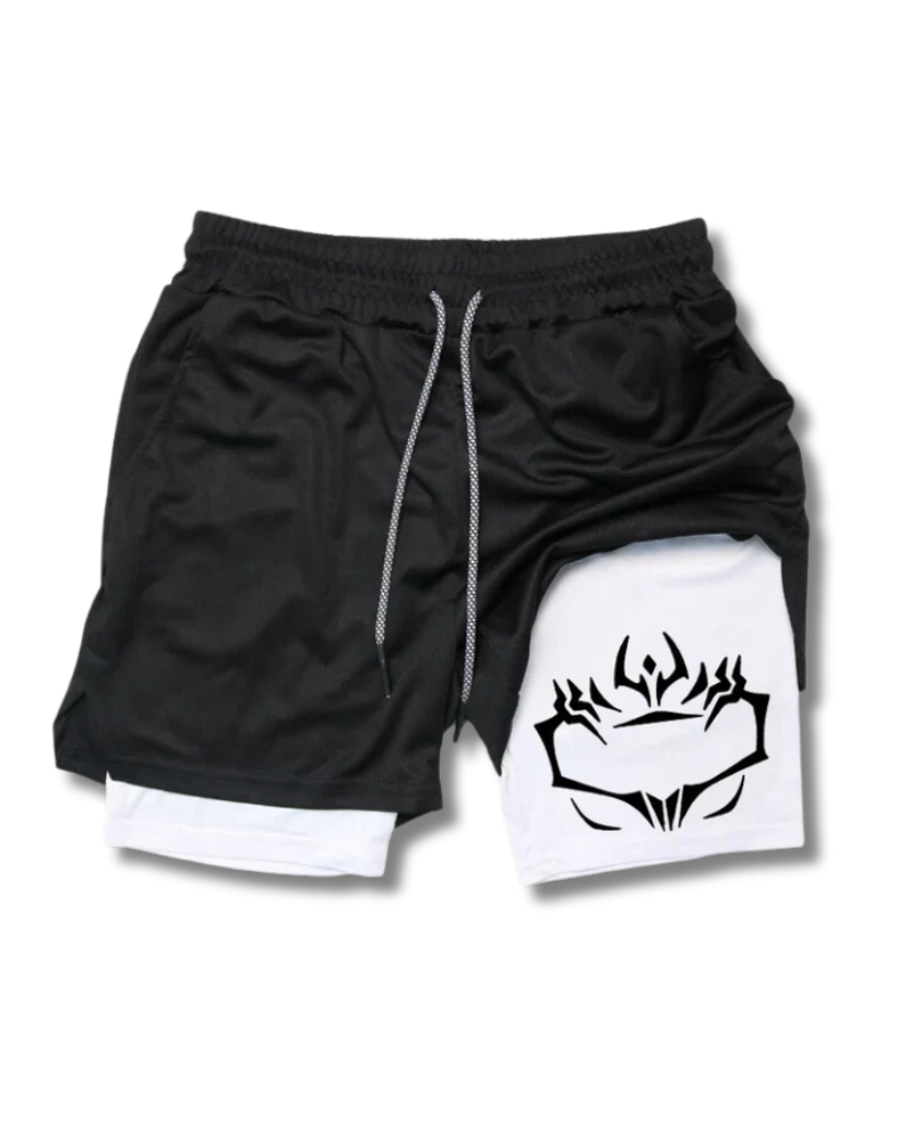 Hollow King Split-Layer Shorts