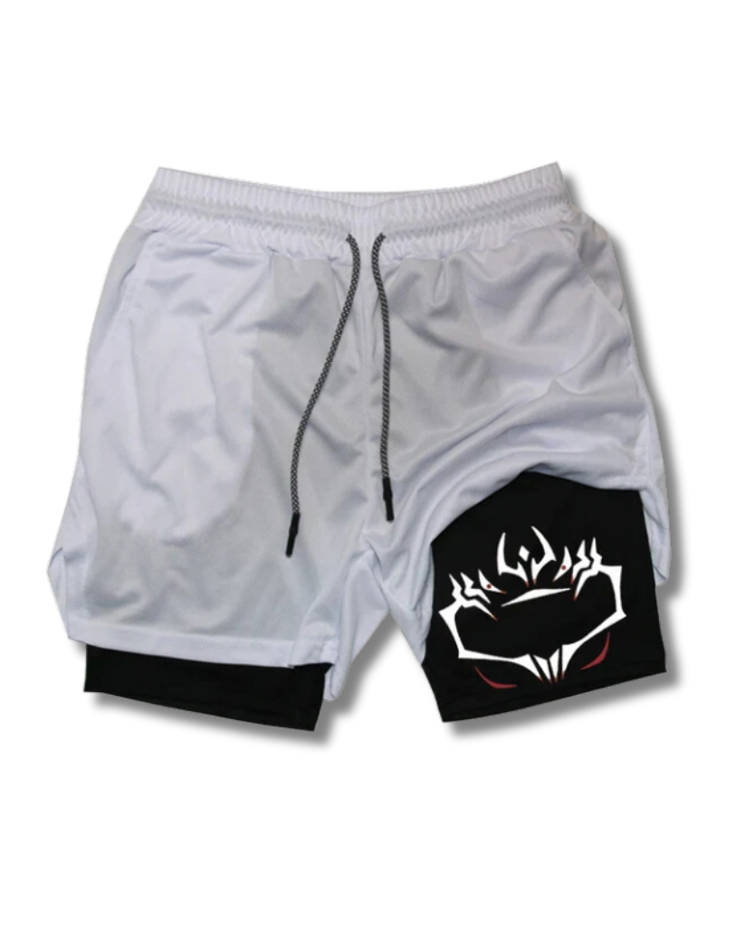 Hollow King Split-Layer Shorts