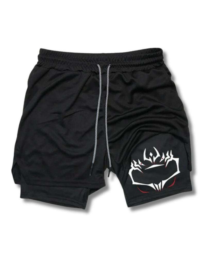 Hollow King Split-Layer Shorts